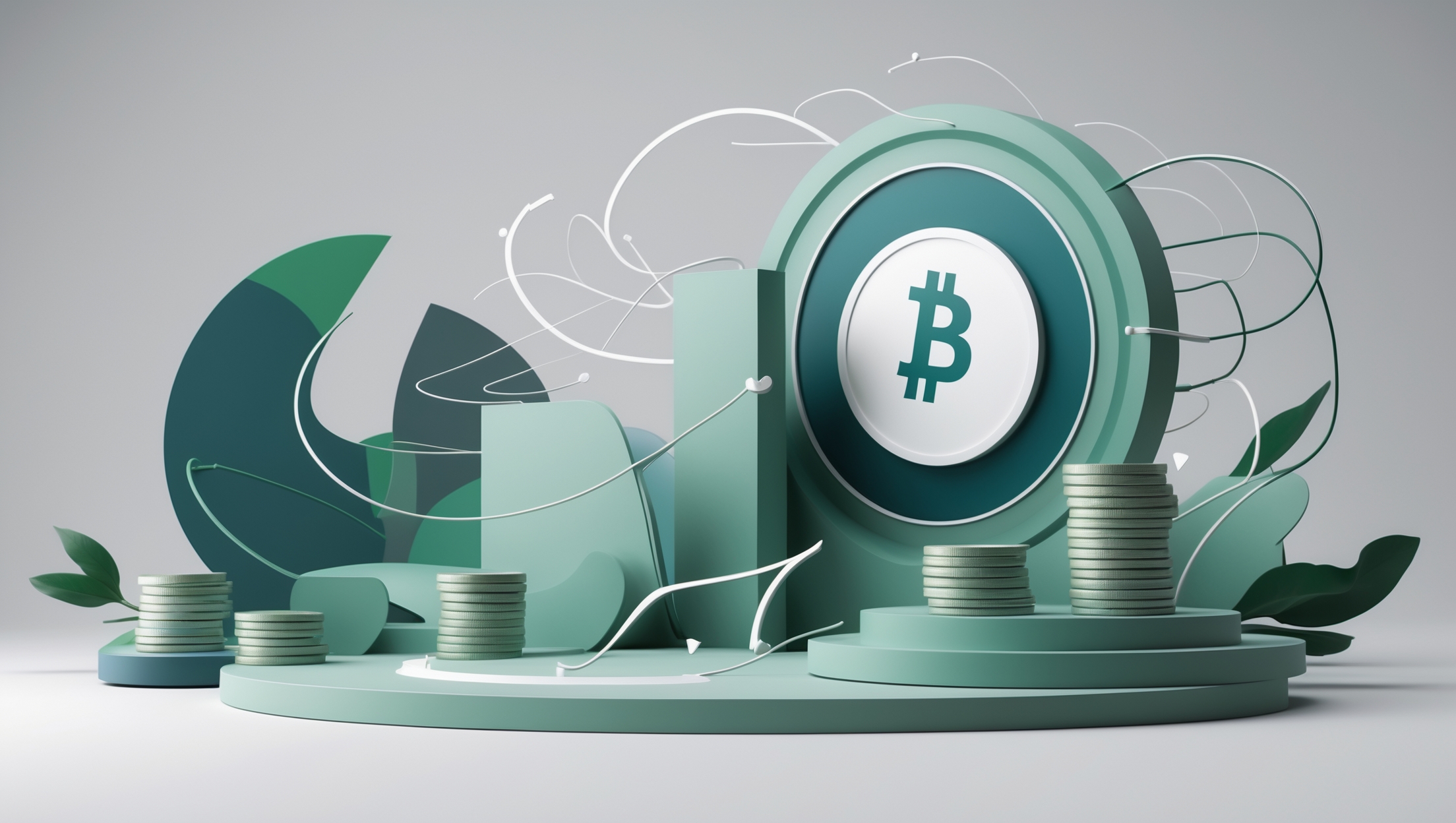 A laptop screen displaying a free flash usdt demo interface with a warning sign, emphasizing caution.